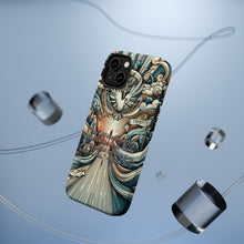 DistinctInk Tough Case for Apple iPhone, Compatible with MagSafe Charging - Peace Through Steadfast Trust: Isaiah 26:3