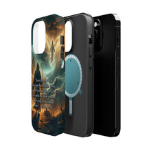 DistinctInk Tough Case for Apple iPhone, Compatible with MagSafe Charging - Psalm 23:4 - Finding Comfort in the Darkest Valley
