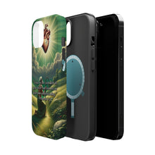 DistinctInk Tough Case for Apple iPhone, Compatible with MagSafe Charging - "Proverbs 3:5 - Trust in the Lord Wholeheartedly"