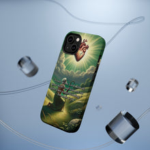 DistinctInk Tough Case for Apple iPhone, Compatible with MagSafe Charging - "Proverbs 3:5 - Trust in the Lord Wholeheartedly"