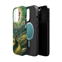 DistinctInk Tough Case for Apple iPhone, Compatible with MagSafe Charging - "Proverbs 3:5 - Trust in the Lord Wholeheartedly"
