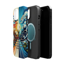 DistinctInk Tough Case for Apple iPhone, Compatible with MagSafe Charging - Convinced: Defying Death and Embracing the Divine - Romans 8:38