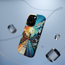 DistinctInk Tough Case for Apple iPhone, Compatible with MagSafe Charging - Convinced: Defying Death and Embracing the Divine - Romans 8:38