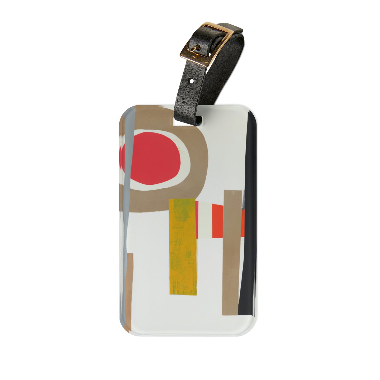 Anya Dorrington - Mid-Century Modern Design Printed on a Custom Luggage Tag