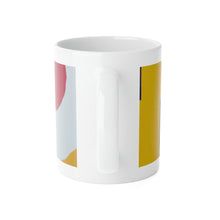 Violet Lourdes - Mid-Century Modern 11 oz. Ceramic Coffee / Tea Mug