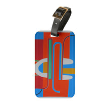Gale Amaryllis - Mid-Century Modern Design Printed on a Custom Luggage Tag