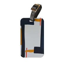 Maxine Mondrian - Mid-Century Modern Design Printed on a Custom Luggage Tag