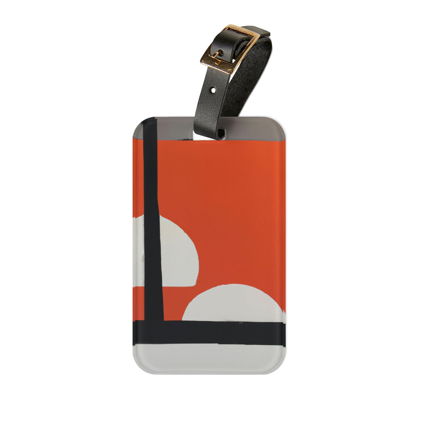 Evelyn Verdine - Mid-Century Modern Design Printed on a Custom Luggage Tag