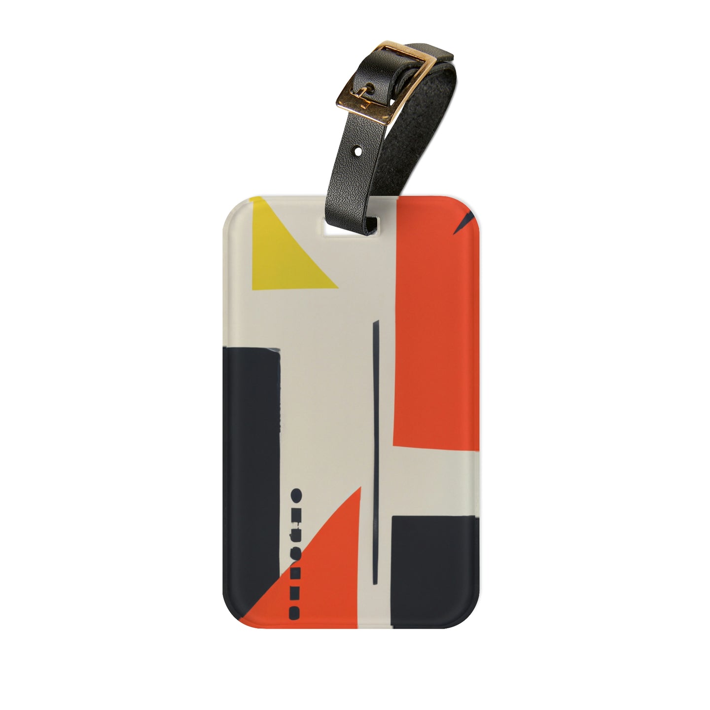 Marigold Moore - Mid-Century Modern Design Printed on a Custom Luggage Tag