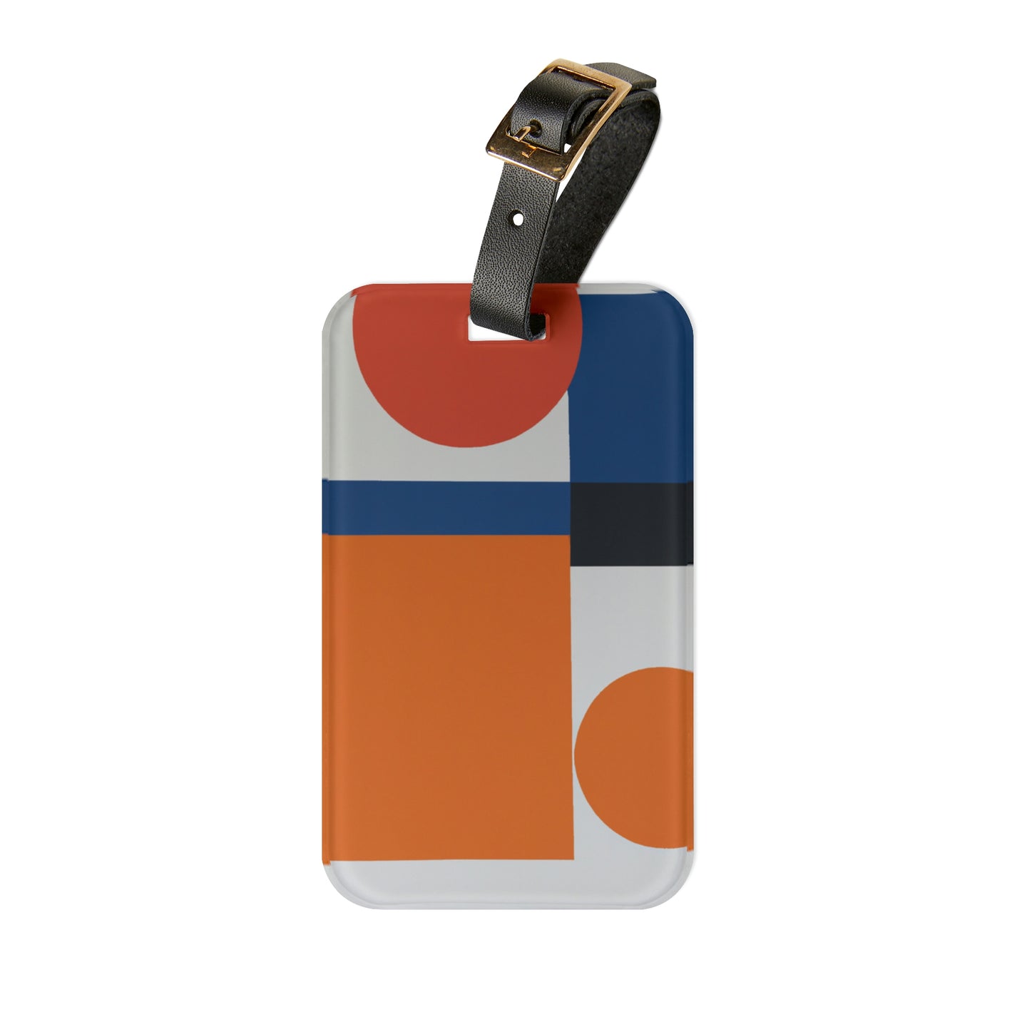 Harvey Heckler - Mid-Century Modern Design Printed on a Custom Luggage Tag