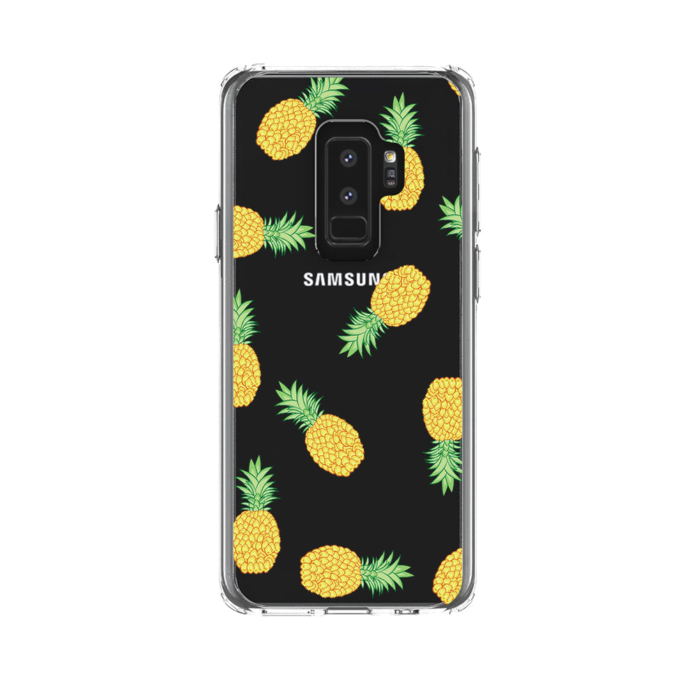 Repeating Pineapple Pattern Clear Shockproof iPhone Case, view 20