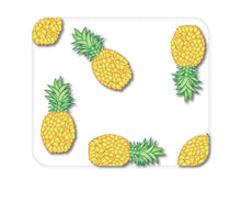 DistinctInk Custom Foam Rubber Mouse Pad - 1/4" Thick - Repeating Pineapple Pattern