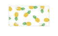 Custom Aluminum Decorative Vanity Front License Plate - Repeating Pineapple Pattern