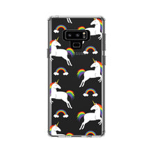 DistinctInk® Clear Shockproof Hybrid Case for Apple iPhone / Samsung Galaxy / Google Pixel - Rainbows & Unicorns