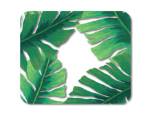 DistinctInk Custom Foam Rubber Mouse Pad - 1/4" Thick - Tropical Banana Leaves