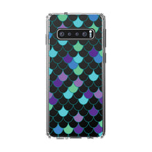DistinctInk® Clear Shockproof Hybrid Case for Apple iPhone / Samsung Galaxy / Google Pixel - Mermaid Scales