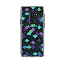 DistinctInk® Clear Shockproof Hybrid Case for Apple iPhone / Samsung Galaxy / Google Pixel - Mermaid Scales