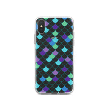 DistinctInk® Clear Shockproof Hybrid Case for Apple iPhone / Samsung Galaxy / Google Pixel - Mermaid Scales