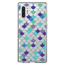 DistinctInk® Clear Shockproof Hybrid Case for Apple iPhone / Samsung Galaxy / Google Pixel - Mermaid Scales