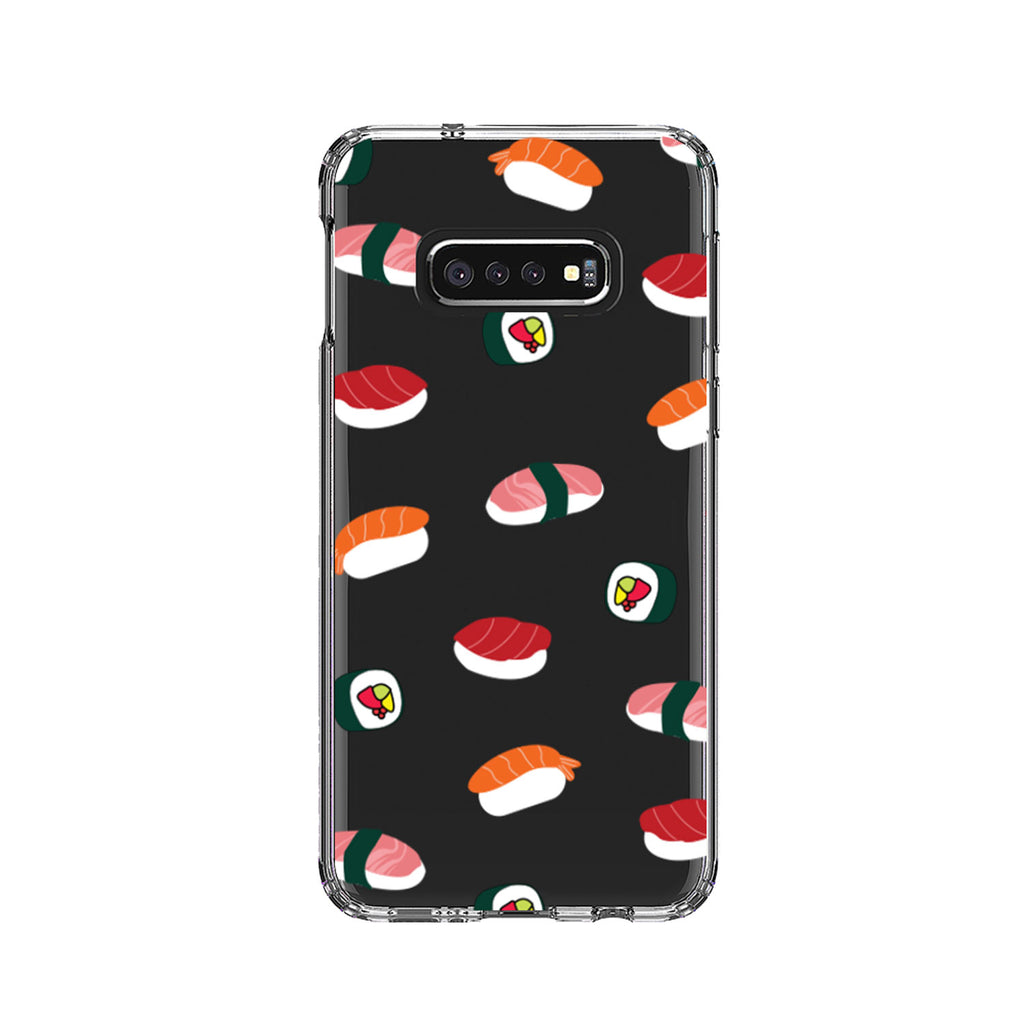 Cartoon Sushi Clear Shockproof iPhone Case, view 17