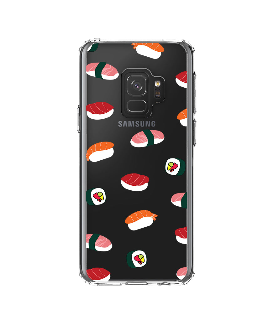 Cartoon Sushi Clear Shockproof iPhone Case, view 18