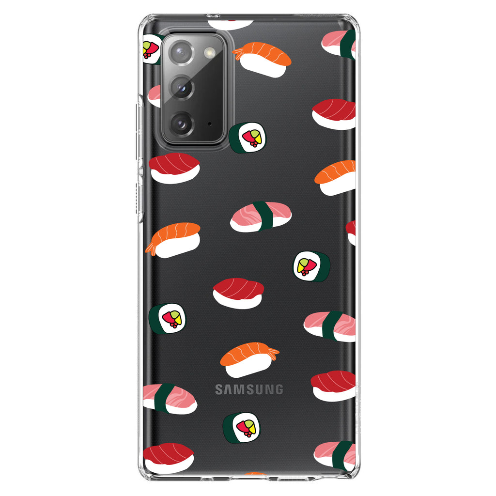 Cartoon Sushi Clear Shockproof iPhone Case, view 6