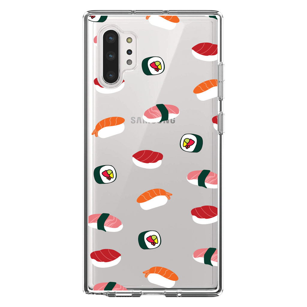 Cartoon Sushi Clear Shockproof iPhone Case, view 9