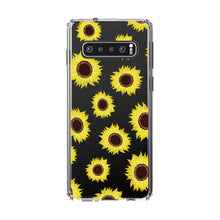DistinctInk® Clear Shockproof Hybrid Case for Apple iPhone / Samsung Galaxy / Google Pixel - Yellow Sunflowers