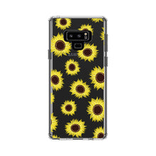 DistinctInk® Clear Shockproof Hybrid Case for Apple iPhone / Samsung Galaxy / Google Pixel - Yellow Sunflowers