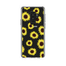 DistinctInk® Clear Shockproof Hybrid Case for Apple iPhone / Samsung Galaxy / Google Pixel - Yellow Sunflowers