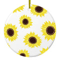 Yellow Sunflowers Ceramic Ornament