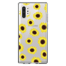 DistinctInk® Clear Shockproof Hybrid Case for Apple iPhone / Samsung Galaxy / Google Pixel - Yellow Sunflowers