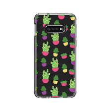DistinctInk® Clear Shockproof Hybrid Case for Apple iPhone / Samsung Galaxy / Google Pixel - Succulents / Cacti