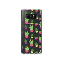 DistinctInk® Clear Shockproof Hybrid Case for Apple iPhone / Samsung Galaxy / Google Pixel - Succulents / Cacti