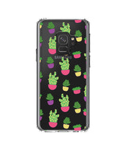 DistinctInk® Clear Shockproof Hybrid Case for Apple iPhone / Samsung Galaxy / Google Pixel - Succulents / Cacti