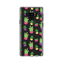 DistinctInk® Clear Shockproof Hybrid Case for Apple iPhone / Samsung Galaxy / Google Pixel - Succulents / Cacti