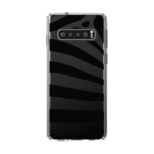DistinctInk® Clear Shockproof Hybrid Case for Apple iPhone / Samsung Galaxy / Google Pixel - Black & Clear Zebra Stripes