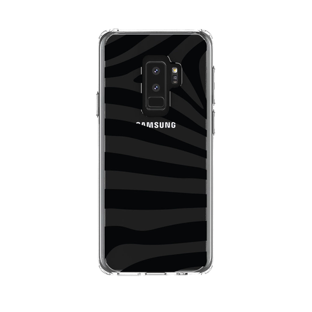 Black & Clear Zebra Stripes Clear Shockproof iPhone Case, view 19