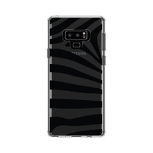 DistinctInk® Clear Shockproof Hybrid Case for Apple iPhone / Samsung Galaxy / Google Pixel - Black & Clear Zebra Stripes
