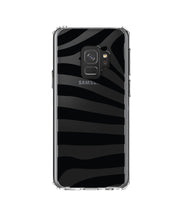 DistinctInk® Clear Shockproof Hybrid Case for Apple iPhone / Samsung Galaxy / Google Pixel - Black & Clear Zebra Stripes
