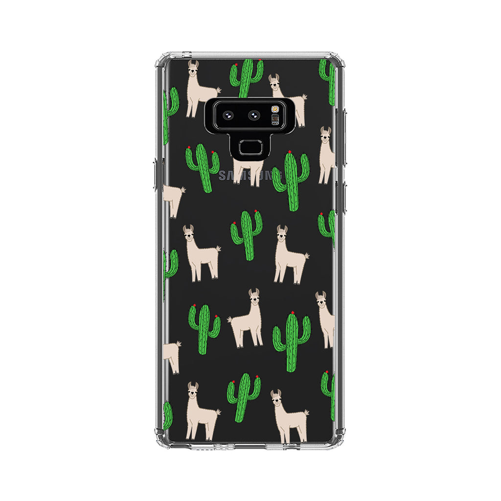 Llamas and Cacti Cactus Clear Shockproof iPhone Case, view 11
