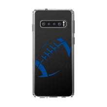 DistinctInk® Clear Shockproof Hybrid Case for Apple iPhone / Samsung Galaxy / Google Pixel - Kentucky Football - Blue, Black