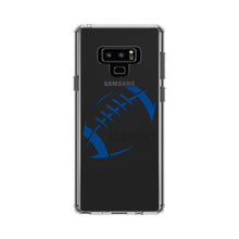 DistinctInk® Clear Shockproof Hybrid Case for Apple iPhone / Samsung Galaxy / Google Pixel - Kentucky Football - Blue, Black