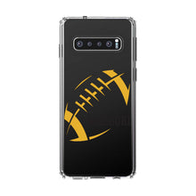 DistinctInk® Clear Shockproof Hybrid Case for Apple iPhone / Samsung Galaxy / Google Pixel - Missouri Football - Gold, Black