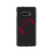 DistinctInk® Clear Shockproof Hybrid Case for Apple iPhone / Samsung Galaxy / Google Pixel - South Carolina Football - Garnet, Black