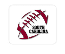 DistinctInk Custom Foam Rubber Mouse Pad - 1/4" Thick - South Carolina Football - Garnet, Black