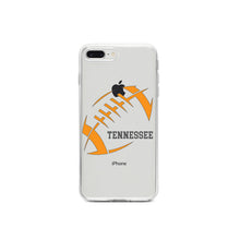 DistinctInk® Clear Shockproof Hybrid Case for Apple iPhone / Samsung Galaxy / Google Pixel - Tennessee Football - Orange, Smokey
