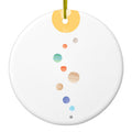 Planets with Sun Ceramic Ornament