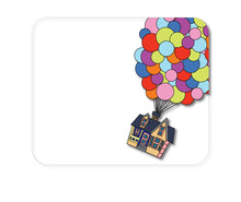 DistinctInk Custom Foam Rubber Mouse Pad - 1/4" Thick - Balloons Lifting House