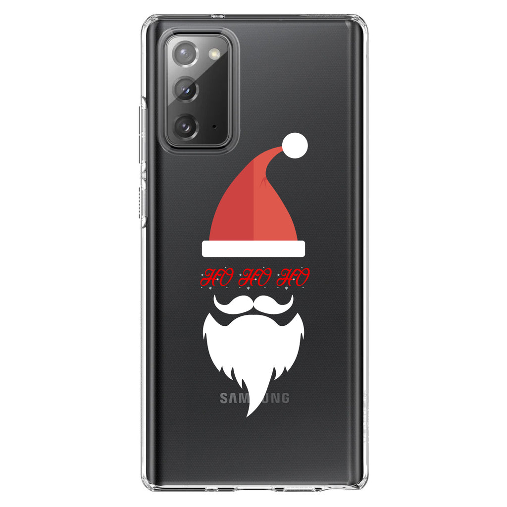 Santa Hat HO HO HO Clear Shockproof iPhone Case, view 7